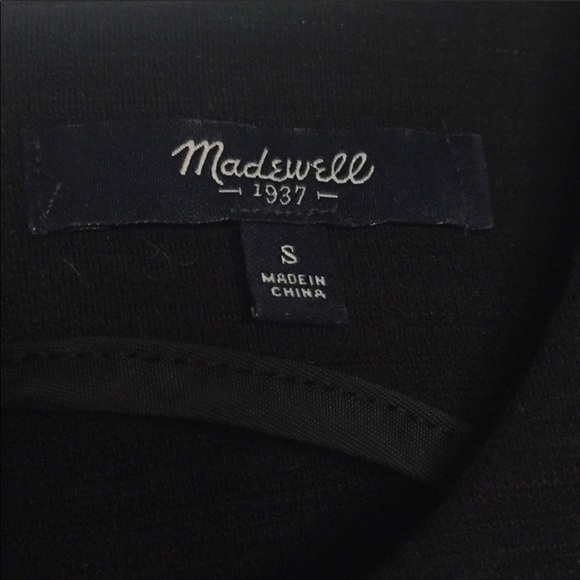 Madewell Striped Afternoon Dress Black & White S - Picture 4 of 8